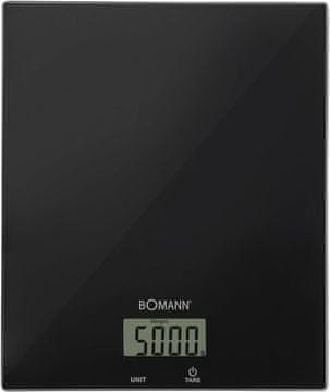 BOMANN Bomann kuhinjska vaga digitalna, 5kg, stabilno staklo, visoka preciznost