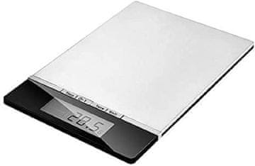 VENGA VENGA! Precizna kuhinjska vaga - Inox, 5 kg, prikaz temperature