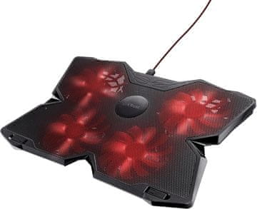slomart GXTrust Yozu stalak za prijenosno računalo do 17,3", crni