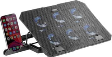 Mars Mars Gaming MNBC23 rashladni stalak 16" s 6 ventilatora, plavim LED, 6 pozicija