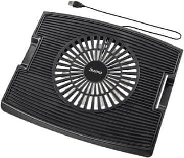 Hama Hama Podloga za hlađenje prijenosnog računala 15,6" (LED, crna)