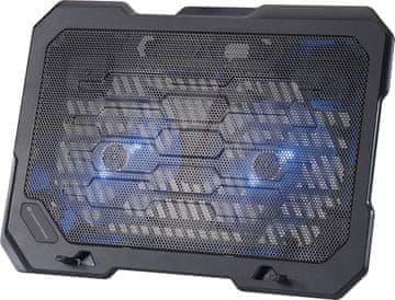 Conceptronic Conceptronic THANA01B Podloga za hlađenje prijenosnog računala do 15,6" (2 ventilatora, 2 stupnja)