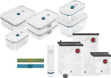 Fresh ZWILLING Fresh & Save vakuumski set za hranu, 16-dijelni, plavi