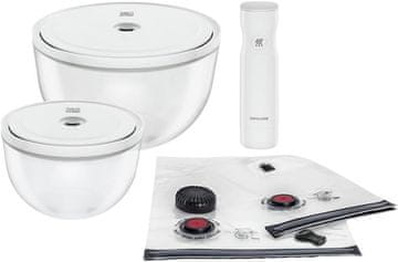 Fresh ZWILLING Fresh & Save Bowls vakuumski set, 9-dijelni, staklene zdjele