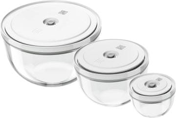 Fresh ZWILLING Fresh & Save vakuumske posude, set 6 kom., staklo, S/M/L