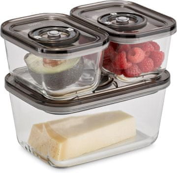 CASO Caso VacuBoxx Eco-Set - 3 vakuumske posude (borosilikatno staklo)