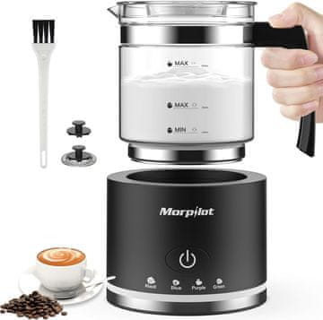 slomart Morpilot - 4-u-1 električni aparat za pjenjenje mlijeka, 600W, 130-500ml
