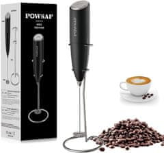 slomart POWSAF Električno pjenilo za mlijeko sa stalkom, USB, 13000 o/min