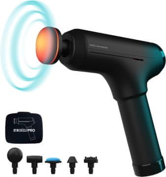Homedics HoMedics Pro Physio masažni pištolj za dubinsku masažu, grijani nastavak