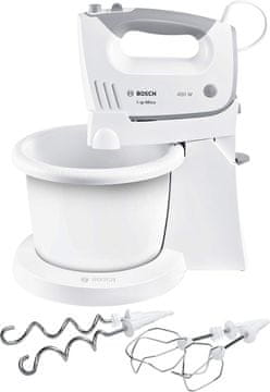 Bosch Bosch MFQ36460 ručni mikser, 450W, bijeli s posudom i stalkom