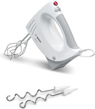 Bosch Bosch MFQ3530 ručni mikser, 450W, 5 brzina, inox metlice i kuke, bijela boja