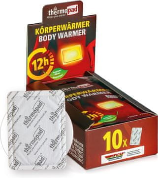 Thermopad THERMOPAD flasteri za toplinu, 12h grijanje za leđa (5/10/30 kom)