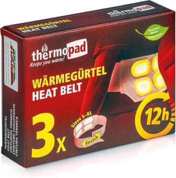 Thermopad THERMOPAD pojas za grijanje leđa, 12h udobnosti (3/10 kom)