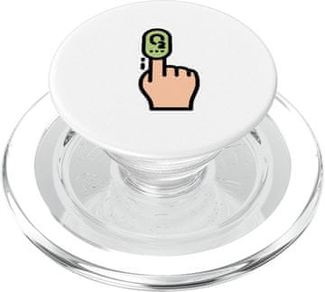 slomart PopSockets PopGrip za MagSafe - s motivom 'Pulsoximeter Blutsauerstoffsättigung'