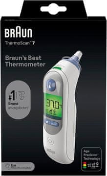 BRAUN Braun ThermoScan 7 IRT6520 ušni termometar s Age Precision tehnologijom