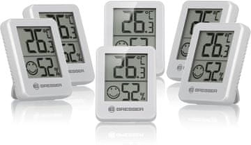 Bresser Bresser 6-dijelni set termo-higrometara - digitalni sobni termometar