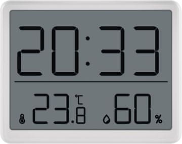 EMOS EMOS digitalni sobni termometar i higrometar sa satom, LCD, montaža