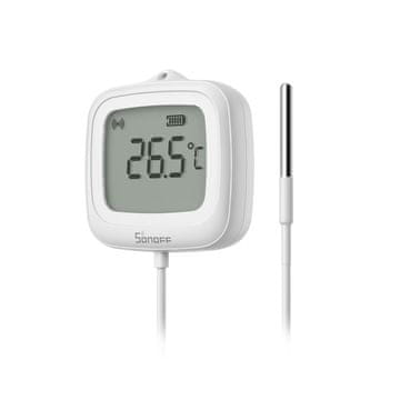 Sonoff SONOFF SNZB-02LD Zigbee vodootporni temperaturni senzor s inox sondom, LCD