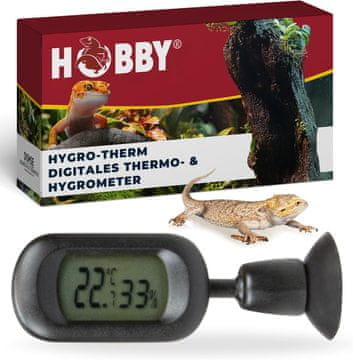 Hobby HOBBY Hygro-Therm I Digitalni higrometar i termometar za teraristiku