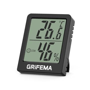 slomart GRIFEMA GA2902B mini termometar i higrometar sa Smiley indikatorom