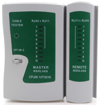 slomart 1aTTack.de mrežni tester za kablove RJ11/RJ12/RJ45/ISDN/LAN