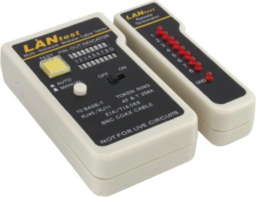 slomart InLine 79998 tester za kablove BNC, RJ11, RJ45 s torbicom