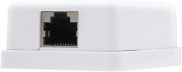 Nanocable TOOQ RJ45 zidna utičnica, 1x Cat.6 UTP, bijela