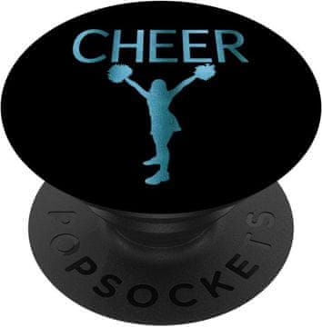 Teal Cheerleading Teal Graphics Cheer - PopSockets držač za mobitel
