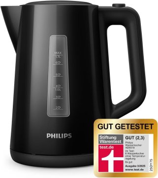 Philips PHILIPS 3000 Serija Kuhalo za vodu, 1,7 L, crno