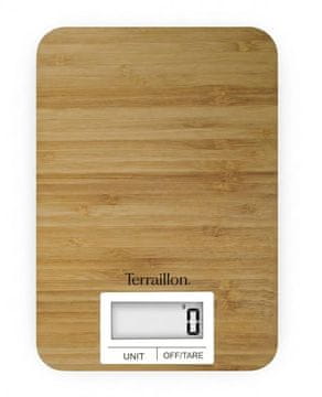 Terraillon Terraillon Bamboo kuhinjska vaga, prirodni bambus, 3 kg