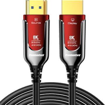 PremiumCord PREMIUMCORD 8K HDMI 2.1 optički kabel, 48 Gbit/s