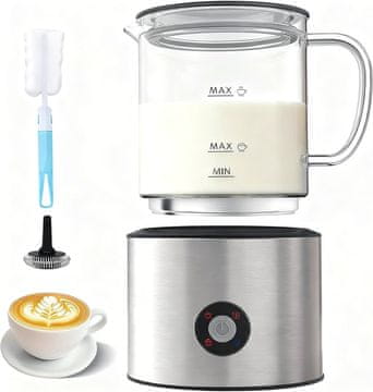 slomart Casimhu električni pjenilac mlijeka 4-u-1, indukcijski, 500ml