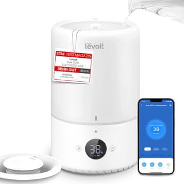 Levoit Levoit pametni ovlaživač zraka za spavaću sobu, 20dB, Top-Fill, krem