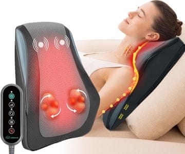 slomart Snailax Masažer za leđa i vrat Shiatsu s grijanjem