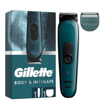 Gillette Gillette Body & Intimate Električni brijač za tijelo i intimnu zonu i3, zelena