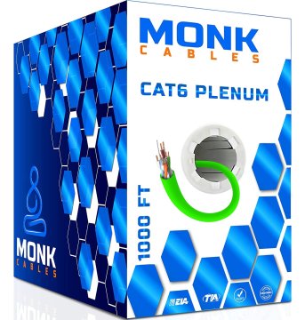 slomart MONK CABLES CAT6 Plenum mrežni kabel, 300 m, UTP, 23 AWG