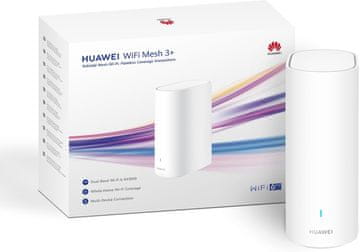 Huawei HUAWEI WiFi Mesh 3+ Router, Wi-Fi 6 AX3000, Bijela (1 kom)