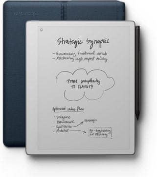Remarkable reMarkable Paper Pure s Marker Plus i Sleeve Folio, Ocean Blue