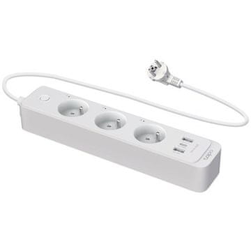 TP-Link Pametni produžni kabel Tapo P300, Smart Wi-Fi, 3x utičnica + 2xUSB, 1xUSB-C, Homekit, 1,5 m - bijela