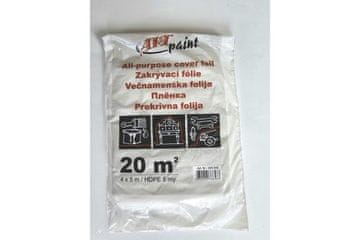 Ostatní Pokrivna folija Euro Tools 166759 HDPE covering film, 5 µm, 4 x 5 m, translucent