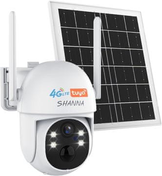 slomart 4G LTE nadzorna kamera SHANNA s eSIM, 2K, baterija, bez WiFi