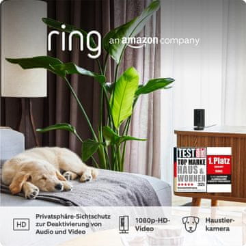 Ring Ring Unutarnja nadzorna kamera (2. Gen.) + 3m Micro-USB kabel
