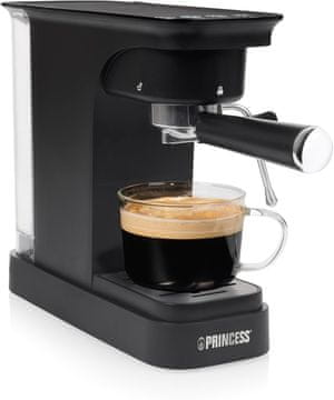 Princess Princess aparat za espresso, 20 bar, 0.8L, za mljevenu kavu/ESE