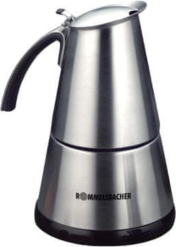 Rommelsbacher Rommelsbacher EKO 364/E espresso kuhalo, nehrđajući čelik, 2/4 šalice