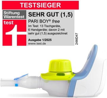 Pari PARI BOY free mobilni inhalator - kompaktan uređaj za terapiju disanja za djecu i odrasle