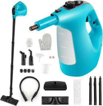 slomart FANTASK 1500W ručni parni čistač, zelena