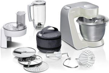 Bosch Bosch Serie 4 kuhinjski robot, inox posuda 3,9 L, komplet nastavaka