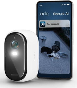 Arlo Arlo Essential 2 2K vanjska nadzorna kamera, Akku, WiFi, boje noćnog vida