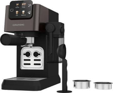 Grundig GRUNDIG KSM 5330 Stroj za espresso 1628W, 15 bar, Tamni Inox, Touch-Display