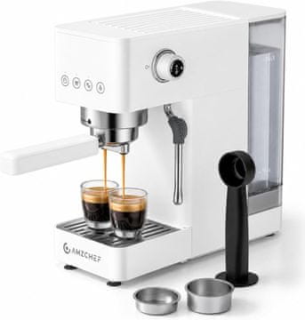 AMZCHEF AMZCHEF Stroj za espresso 20 Bar, kompaktan, bijeli
